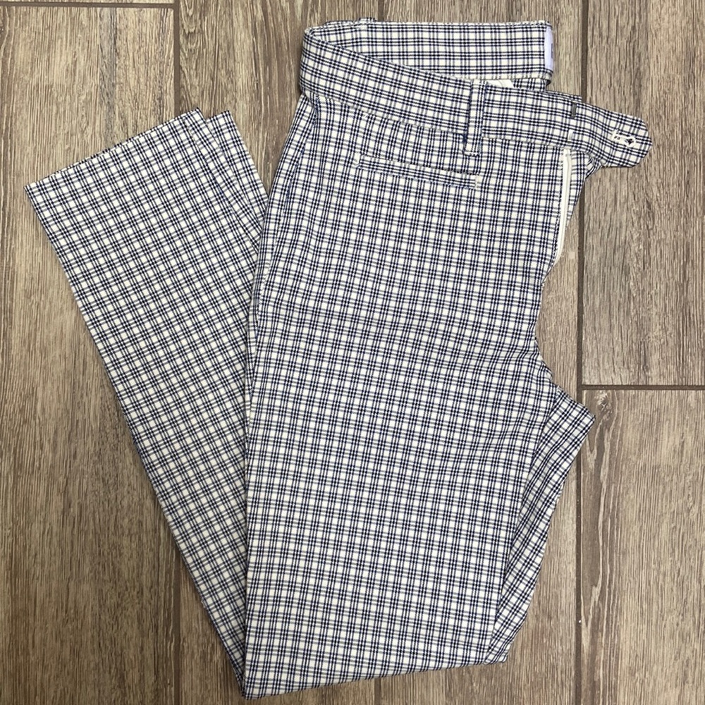 Gap Signature Skinny Ankle Pants/ Trousers Plaid